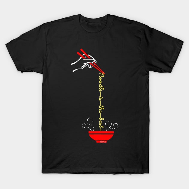 Noodle is the best T-Shirt by NewSignCreation